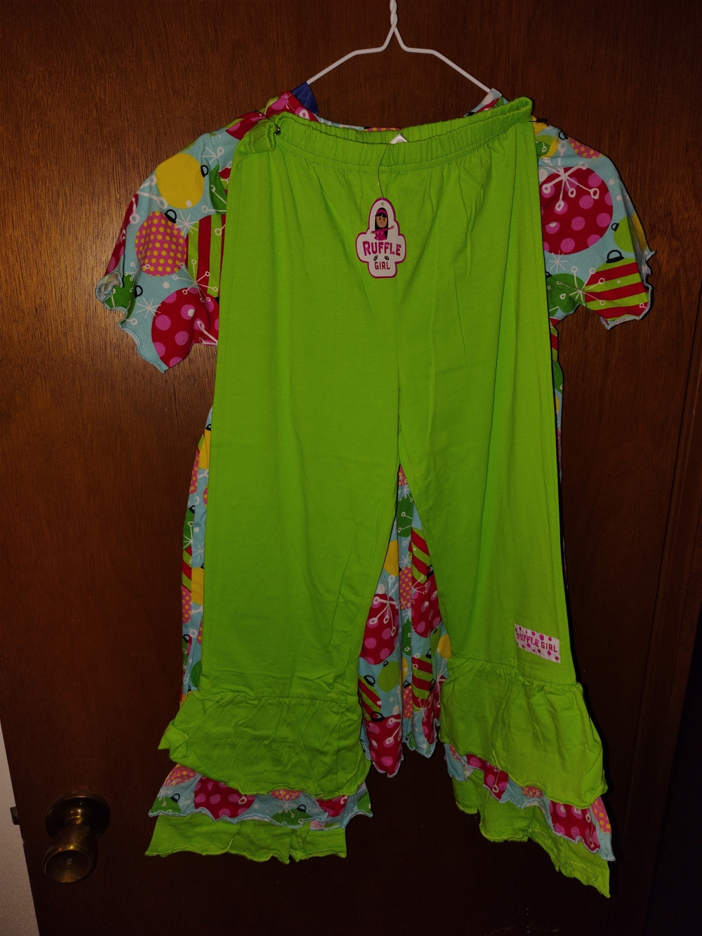 Set Of 4 Set Ruffle Girl Out Fits - Picture 4 of 10